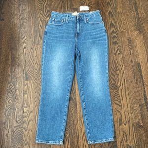 MADEWELL the curvy perfect vintage crop jean